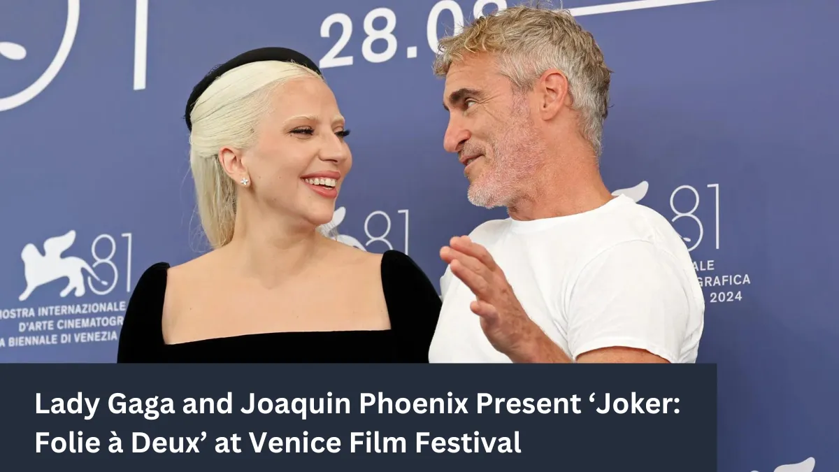 Lady Gaga and Joaquin Phoenix Present ‘Joker: Folie à Deux’ at Venice Film Festival